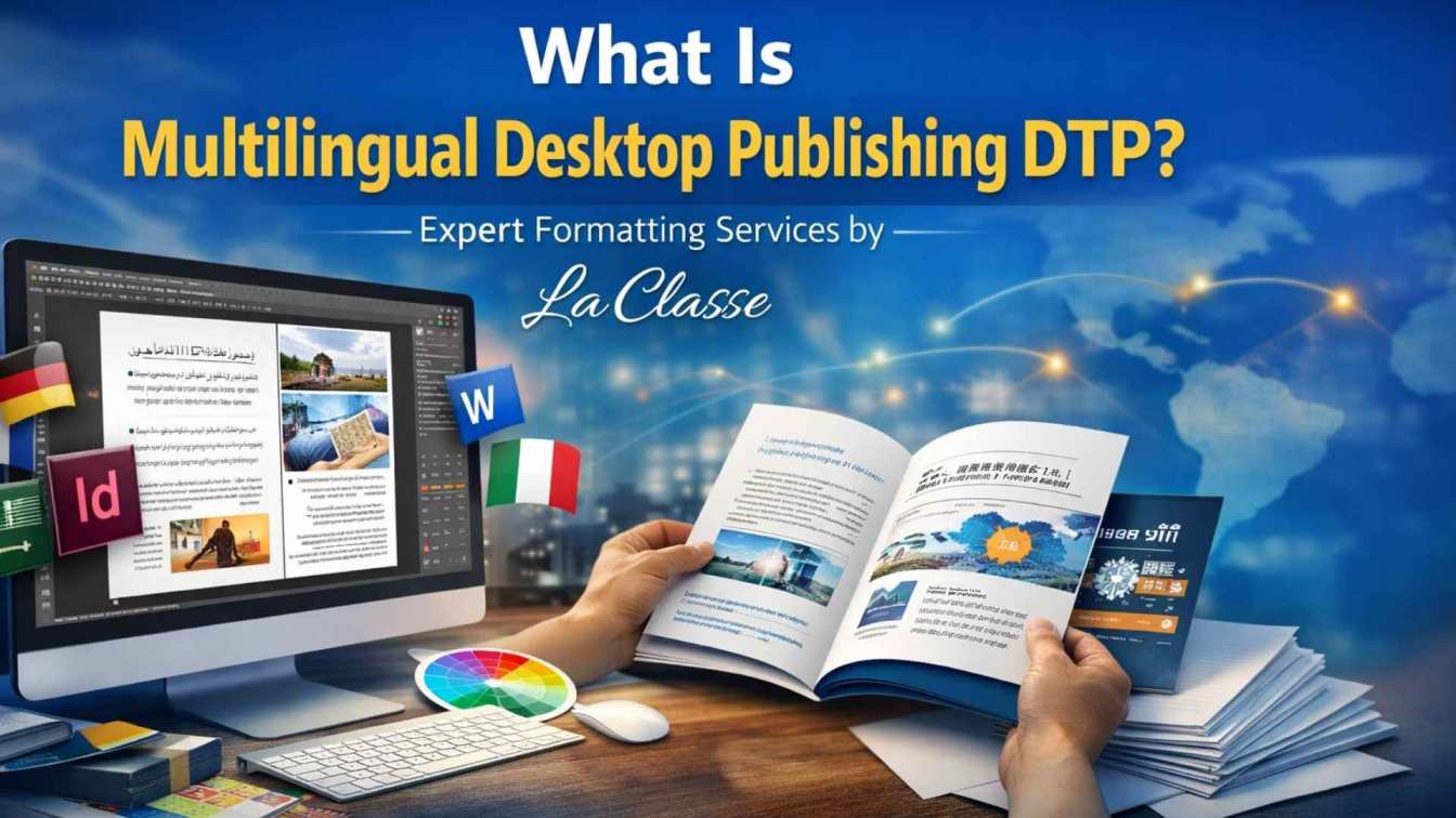 What Is Multilingual Desktop Publishing DTP? Expert Formatting Services by La Classe